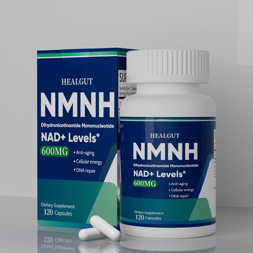 [BRSRAHAPOYPQY33G] NMNH Capsules: 120 Count, 600mg NMNH Supplement for NAD+ Optimization