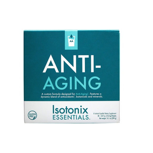 [BRSWGEABDNYWKADP] Isotonix Essentials Anti-Aging Multivitamin Packets – Activated B Vitamins, CoQ10 & Vitamin D3 for Brain, Energy & Healthy Aging, Isotonic Drink Mix, 30 Packets