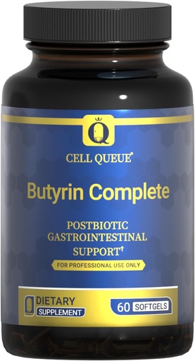 [BRSRAAILOUCGYHLV] Butyrate 보충교재 - 3에서 1 Butyric 산 (Tributyrin) Gut 건강 & 누출 Gut 지원을 위한 Postbiotics, 콜론 건강, 붕산염, 변비, 변조 Intestinal Flora, 60 Softgels