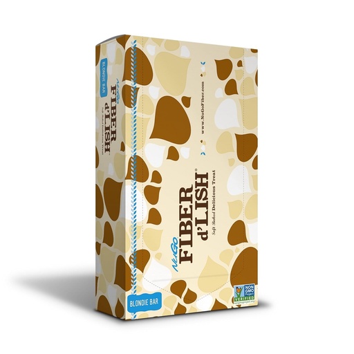 [BRSWIEAPBEFRUGD4] NuGo Fiber d'Lish Blondie, 12g High Fiber, 160 Calories, 16 Count