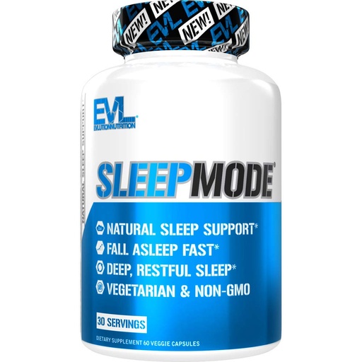 [BRSWG2QZOIIBSELX] Evlution Nutrition Herbal Complex Sleep Supplements for Adults Gentle Sleep Support Adult Melatonin Pills with Valerian L-Tryptophan Lemon Balm and More - Restful Calm Capsules - 30 Servings