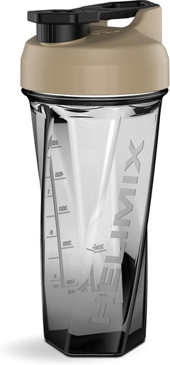 [BRSRMBI2AV4A2AA3] HELIMIX 2.0 Vortex Blender Shaker Bottle Holds upto 28oz | No Blending Ball or Whisk | USA Made | Portable Pre Workout Whey Protein Drink Shaker Cup | Mixes Cocktails Smoothies Shakes | Top Rack Safe