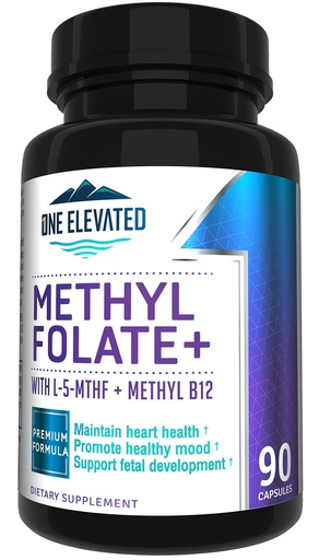 [BRSWKHYYBEPRYELO] Double Strength & Most Bioactive Methyl Folate! Uniquely Formulated with Highest Pharmaceutical Grade Methylcobalamin (B12), Niacin, B1, B2 B6. Works Synergistically for Max Results-3 Month Supply