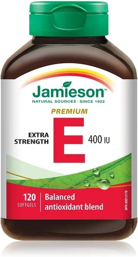 [BRSWKFTZB56RAADC] Jamieson Balance E 400IU 120 Capsules with Mixed Tocopherols Prevents Premature Aging of Cells
