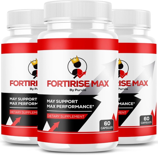 [BRSRAAQ7OIFBU3LX] (3 Pack) Fortirise Max - Fortirise Max Pills Formula di massima resistenza, Fortirise Maxx Sostegno Benessere Valutazione Integratore Vitamina, Capsule Fortirise, Fortirise Ultra Advanced (180 Capsule)