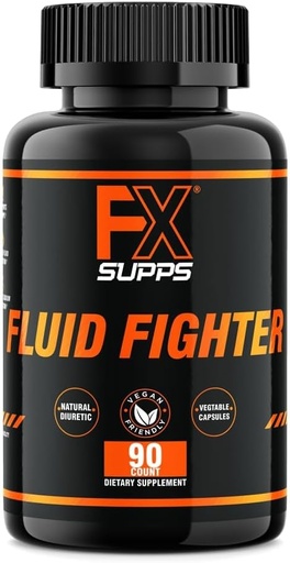 [BRSRAHY2DECBQCI4] FXSUPPS Fluid Fighter  готварска добавка с калиев и витамин B6, 90 капсули Поддръжка Хидратация Баланс, Храносмилателна Comfort & Muscle Функция