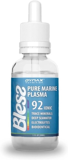 [BRSWYFARDFYAKADB] Bless Trace Minerals Drops, Alkaline Water Drops with Concentrated 92 Pure Ionic Ocean Minerals, Electrolyte Drops to Hydration, Energy, Repair Cells, Immune System, Ph balance (60 Servings 1 Fl Oz)