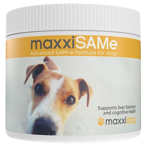 [BRSWICANO4ABWDY5] maxxipaws maxxiSAMe Advanced SAM-e Powder Supplement - Liver, Cognitive & Joint Support for Dogs, 5.3oz