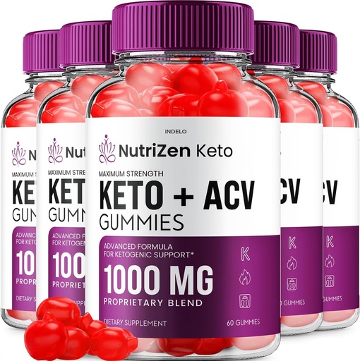 [BRSROBDROUIRQAA2] (5 Pack) Nutrizen Keto ACV Gummies - Advanced Formulės Nutri Zen Keto Plus ACV Gummies Apple Cider Vinact Keto Nutrizen ACV Gummies Dieta Priedas Atsiliepimai Vyrai (300 Gummies)