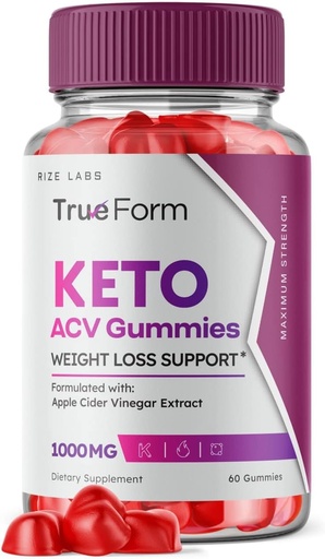 [BRSROYI2CUHB4H3F] rize labs True Form Keto Gummies - True Form Keto ACV Gummies for Weight Loss Support Belly Fat Apple Cider Vinegar Extract Keto+ACV Plus Supplement Energy avc Trueform Gomitas (60 Gummies)