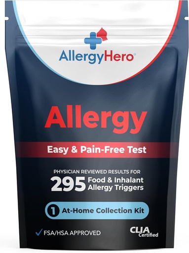 [BRSROGATCUHW2GQ3] Al·ergy Hero CAblial i Medi Ambient Allergy Test Kit amb 295 plans per a adults i nens, & nois; ergy Easy i el dolor lliure a Inici Usa el joc de proves d'al· líptiques amb resultats acuriats
