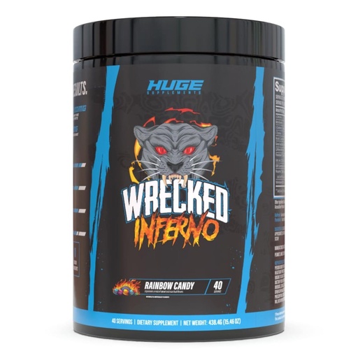 [BRSRA2Q7OEFBYEQU] Wrecked Inferno - Thermogenic Pre Workout For Men & Women, Increase Energy, Boost Thermogenesis & Metabolism, Enhance Exercise Performance - Contains L-Citrulline, L-Carnitine, Beta-Alanine & More