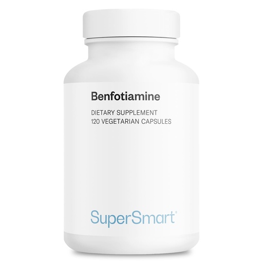[BRSWGCD5OAIBQCLZ] Supersmart - Benfotiamine 320mg per Day (High Potency) - Bioavailable Thiamine - Vitamin B1 Benfotiamine Supplement | Non-GMO & Gluten Free - 120 Vegetarian Capsules