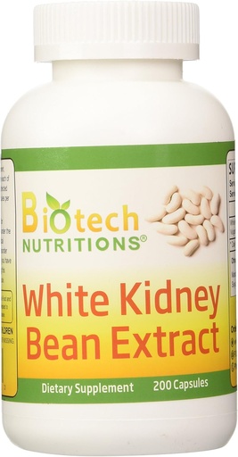 [BRSWIFTQOQAQYFYV] White Kidney Bean Extract, 200 Count