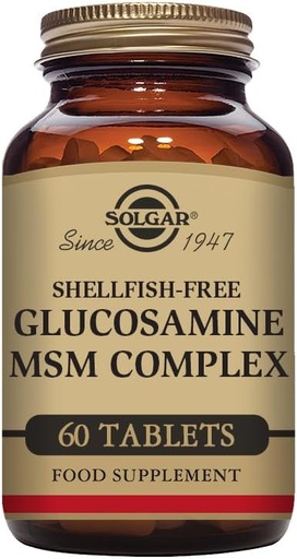 [BRSWIYQHBJ7QGYIV] Solgar Glucosamine MSM Complex Tablets, 60 Count