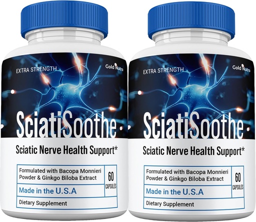 [BRSRAAYYA4JQIELV] (2 Paket) SciatiSoothe Supplement Pills, Sciati Soothe All Natural Brain və Bilişsel  Capsule, 2 ay təhlükəsizlik