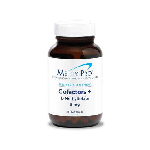 [BRSWYBT7B4JRA2DD] MethylPro Cofactors + L-Methylfolate 5 mg - Supports a Healthy Mindset - Vitamins B6, B12 & Magnesium - Active Folate for Methylation Support & Biochemical Reactions - 30 Servings - 30 Capsules