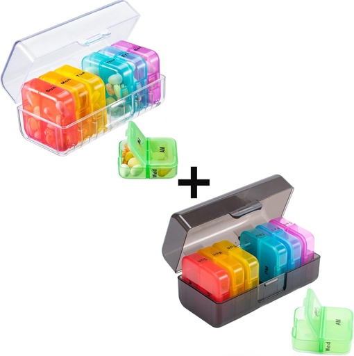 [BRSRMAD7DIJRSEY2] Pill Organizer 2 Times a Day