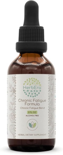 [BRSWYEIPOB6REELP] HerbEra Chronic Fadiga Fórmula B60 Extrato sem álcool Tintura: Siberian Ginseng Root, Ashwagandha Root, Licorice Root, Ginkgo Biloba Leaf, Reishi Mushroom. Fadiga Crónica Mistura 2 Fl Oz