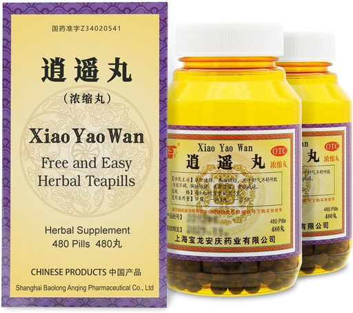 [BRSRAYANAV7QOD3Z] Xiao Yao Wan Herbal Supplement Pills 960 ct (120 Xidmətlər / 480 Pills ×2 Packs) - 逍遥丸 Pulsuz və Easy Herbal Teapills