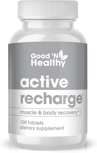 [BRSRMHYLAAGWMDQ3] GOOD 'N HEALTHY - Magnesium Tambahan untuk Fungsi Otot Imprected dan Hati Sehat, Recharge Aktif, 100 Tablet