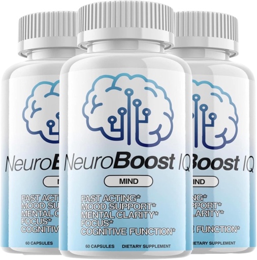 [BRSRAGQFCV6WMHLV] Neuro Boost IQ supplement Brain Pills, 180 kapsler