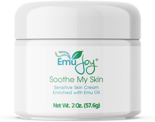 [BRSWIHITCAIQ433I] Soothe My Skin Cream for Sensitive Skin - Stocking Stuffers. Eczema Cream Psoriasis Atopic Dermatitis Lichen Sclerosus. Emu Oil with Only Natural Ingredients