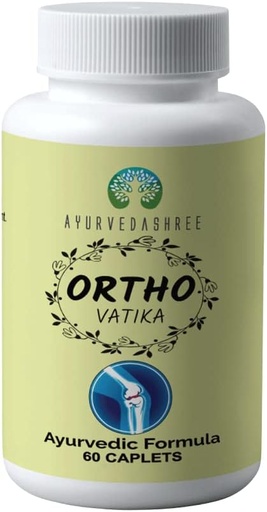 [BRSW2AYEB4DWYHTB] Ortho Vatika 60 Caplets | Ortho Herb | Orthoherb | Boswellia Serrata Herb | 60 Caplets of 1000 MG | Each 1000 MG Caplet Contains Extract of 8 Natural Herbs and Omega-3 - Joint Support