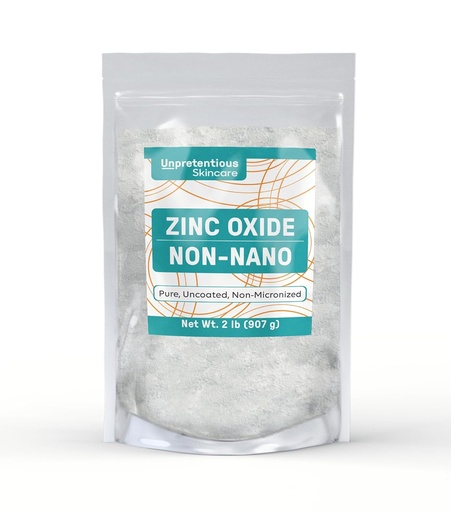 [BRSROHQTOB7GCYLL] Unpretentious Non-Nano Zinc Oxide, Pure & Uncoated, Convenient Resealable Bag for Storage (2 Pound)