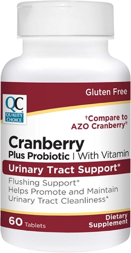 [BRSWGZI5CIPQMCTD] Calitate alegere tract urinar Suport Cranberry + tablete probiotice cu vitamine 60 Număr
