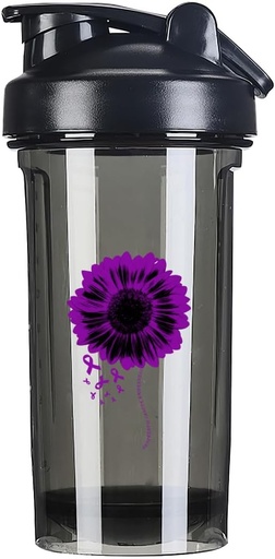 [BRSRAAYDC57WYF3D] Ozaveščanje o raku trebušne slinavke 18 Ounce Shaker plastenka Drink Mixer Predworkout Protein Shake Meal zamenjava Shake Plastenke 500ML/18 Oz Black&-1&-1-1