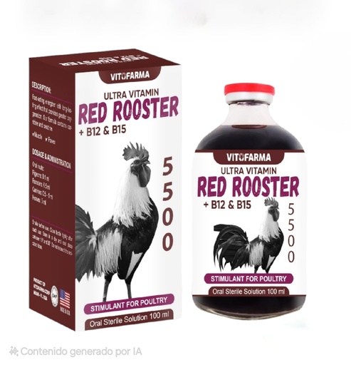 [BRSRAHDRA4BW2CTJ] B12 5500 100 ml – Nutritional Energy Support for Roosters – Poultry Feed Supplement – for Animal Use Only