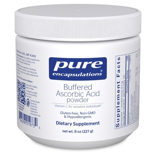 [BRSWIY36B56GCDI7] Pure Encapsulations Buffered Ascorbic Acid Powder | Vitamin C Supplement for Sensitive Individuals | 8 Ounces