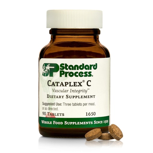[BRSWIYT7BZ4RKYLI] Standard Process Cataplex C - Supports Immune & Bone Health - Aids Healthy Skin & Connective Tissue - Includes Antioxidant Vitamin C - Non-Dairy & Non-Soy - 90 Tablets (30 Servings)