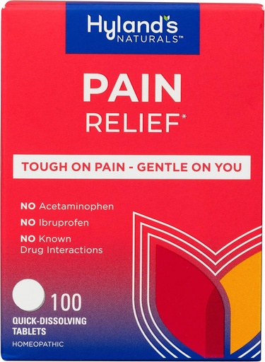 [BRSWGYD4DEDQ2A3O] Hyland's Natural Pain Relief for Neck Back Shoulder Muscle and Joint Tablets, 100 Count