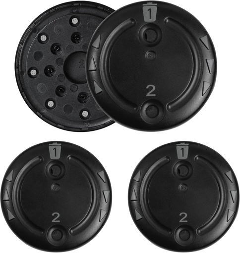 [BRSRAYAHBANB4HLB] 2 Packs (16 Pcs) Unitron Wax Guards Cerushield Disk v2.0 098-0445 for phonak, Hearing Aid Accessories Wax Filters, Phonak Hearing aid Filters Wax Guard