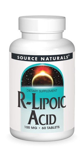 [BRSWIYQOAUAQI2L2] Source Naturals R-Lipoic Acid, 100mg - 60 Tablets