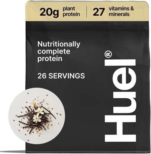 [BRSW2HQZPIORYDTG] Huel Vermann Protember | Vanilla sociple | 20g Protin Protember | 100 % ของพืช-Based | months & Menirals, Gluten Free, Not-GMO, Lactos Free | 26 Servering