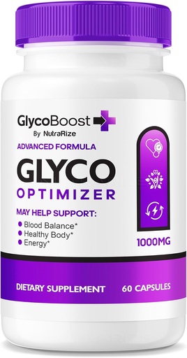[BRSRAGIHAB6B6YLV] NutraRize GlycoBoost - Official Glyco Boost Blood Support Formula, Toate capsulele naturale pentru niveluri sănătoase și stabile, GlycoBoost Blood Ship Cleaner, Glyco Boost Optimizer (60 capsule)