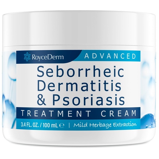 [BRSW2C33ORYBQADG] Roycederm Seborrheic Dermatitis Cream, Scalp Treatment for Psoriasis, Dry Scalp, Dandruff, Anti-Itch Cream for Soothing Relief