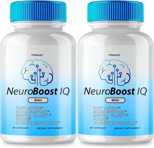[BRSROCABDF5GYE3P] (2 Pack) NeuroBoost IQ Capsules: Verbeter uw geheugen en hersengezondheid met ons Neuro Tech IQ Supplement