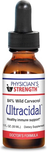 [BRSW2BITAUFBUC32] Physician's Strength Ultracidal - 30 mL - Wild-Source, High-Carvacrol Oregano Oil - Provides Healthy Immune Support - 86 Servings
