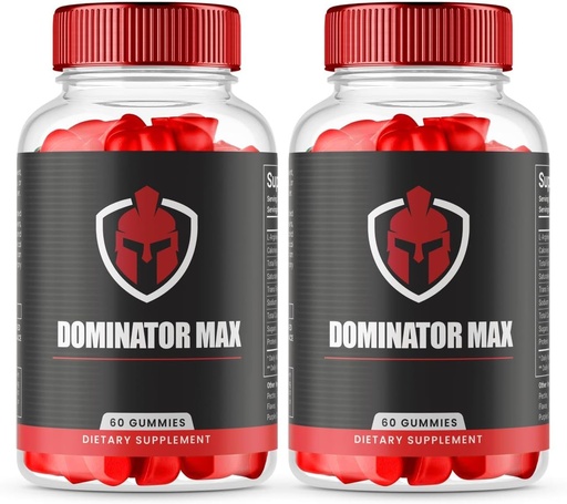 [BRSRAGQFCQNWGHI4] (2パック) ドミネーター Max Gummies アドバンスト フォーミュラ for Max Performance, All Natural Extra Strength Supplement, Dominator Max Gummies for Muscle Growth and Total Health Support (120 Gummies)