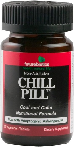 [BRSWIY3ZAUGWKG3I] Futurebiotics Chill Pill (Calmness Formula) 60 Вегетаріанські таблетки