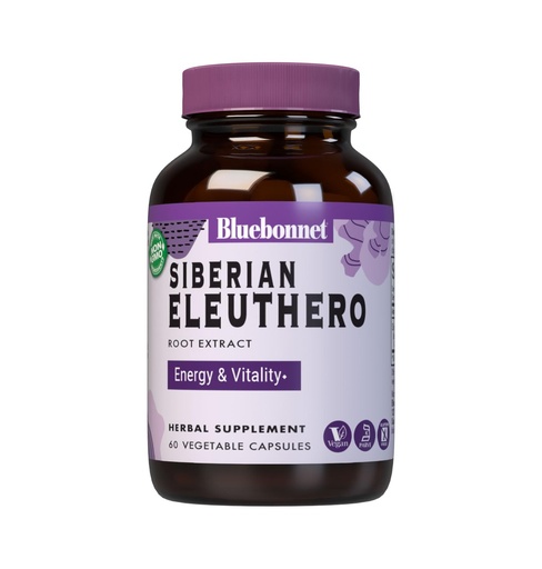[BRSWIYQZBQOBQCTO] Eleuthero Root (replaces Siberian Ginseng 500mg) - 60 - VegCap