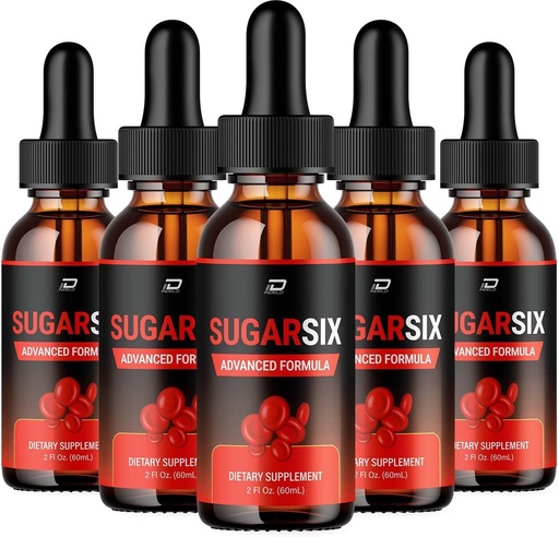 [BRSRAAIKB4MRMHYY] Sugar Six Drops Heally Formula - Dietary Suplement Drops - Extra Strength SugarSix Liquid Drops, Sugar Six Drops Review (5 Pack - 5 Month Suply)