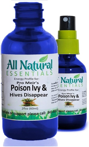 [BRSWYCYNPICBOFIY] All Natural Poison Ivy Hives Disappear Pro Meir's 2oz Homeopathic Remedy Poison Ivy Hives Homeopathy Supplement Poison Ivy Children Kids Women Men Kosher