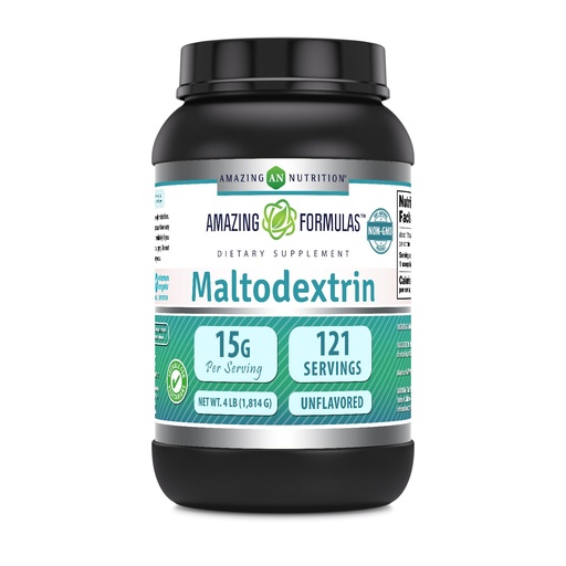 [BRSRAYL2CMNRYHLV] Amazing Formulas Maltodextrin | 15 Grams Per Serving | 121 Servings | 4 Lb Powder Supplement | Made in USA