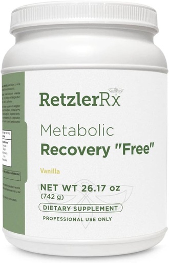 [BRSRMEL5BEIQACT2] HormoneSynergy Metabolic Recovery Formula - Optimal Gastrointestinal, Hepatic and Intestinal GHI Support - Sugar and Stevia Free Vanilla